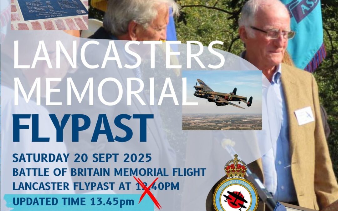 Lancasters Memorial Flypast